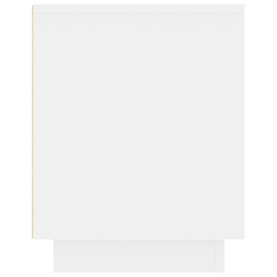 Tv-Meubel 02X35X45 Cm Bewerkt Hout Wit