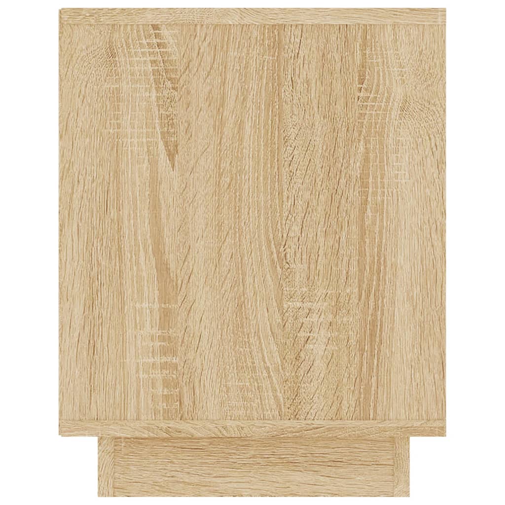 Tv-Meubel 02X35X45 Cm Bewerkt Hout Kleurig Sonoma eiken