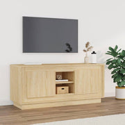 Tv-meubel 102x35x45 cm bewerkt hout sonoma eiken