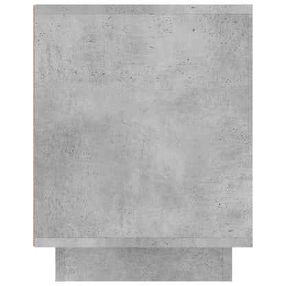 Tv-Meubel 02X35X45 Cm Bewerkt Hout Betongrijs