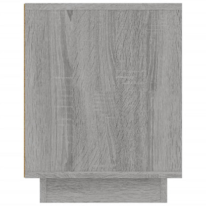 Tv-Meubel 02X35X45 Cm Bewerkt Hout Eikenkleurig Grijs sonoma