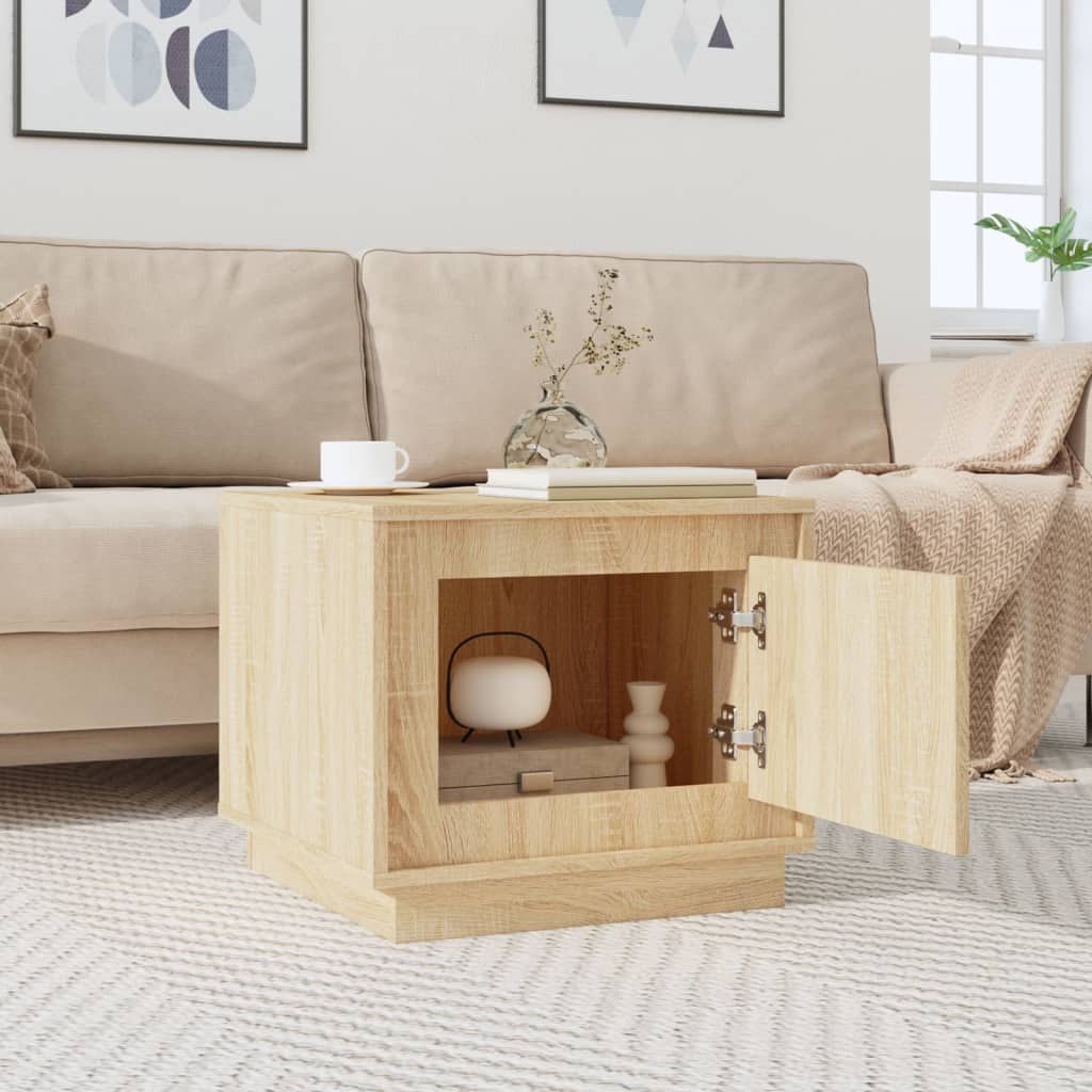 Salontafel 5X50X44 Cm Bewerkt Hout Kleurig Sonoma eiken