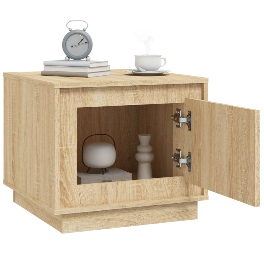 Salontafel 5X50X44 Cm Bewerkt Hout Kleurig Sonoma eiken