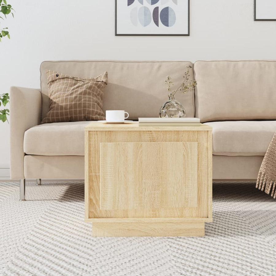 Salontafel 5X50X44 Cm Bewerkt Hout Kleurig Sonoma eiken