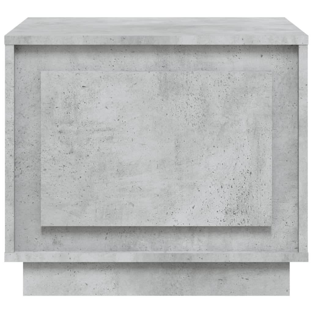 Salontafel 5X50X44 Cm Bewerkt Hout Betongrijs