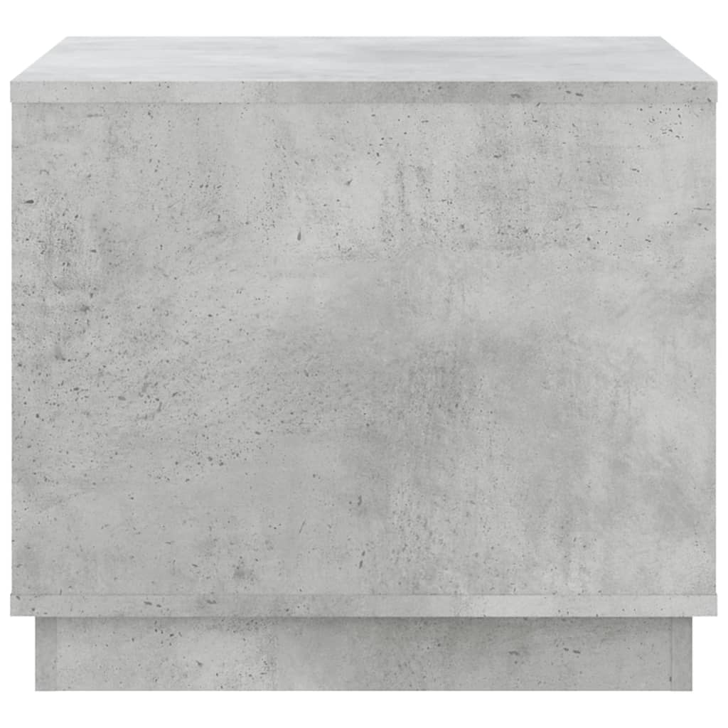 Salontafel 5X50X44 Cm Bewerkt Hout Betongrijs