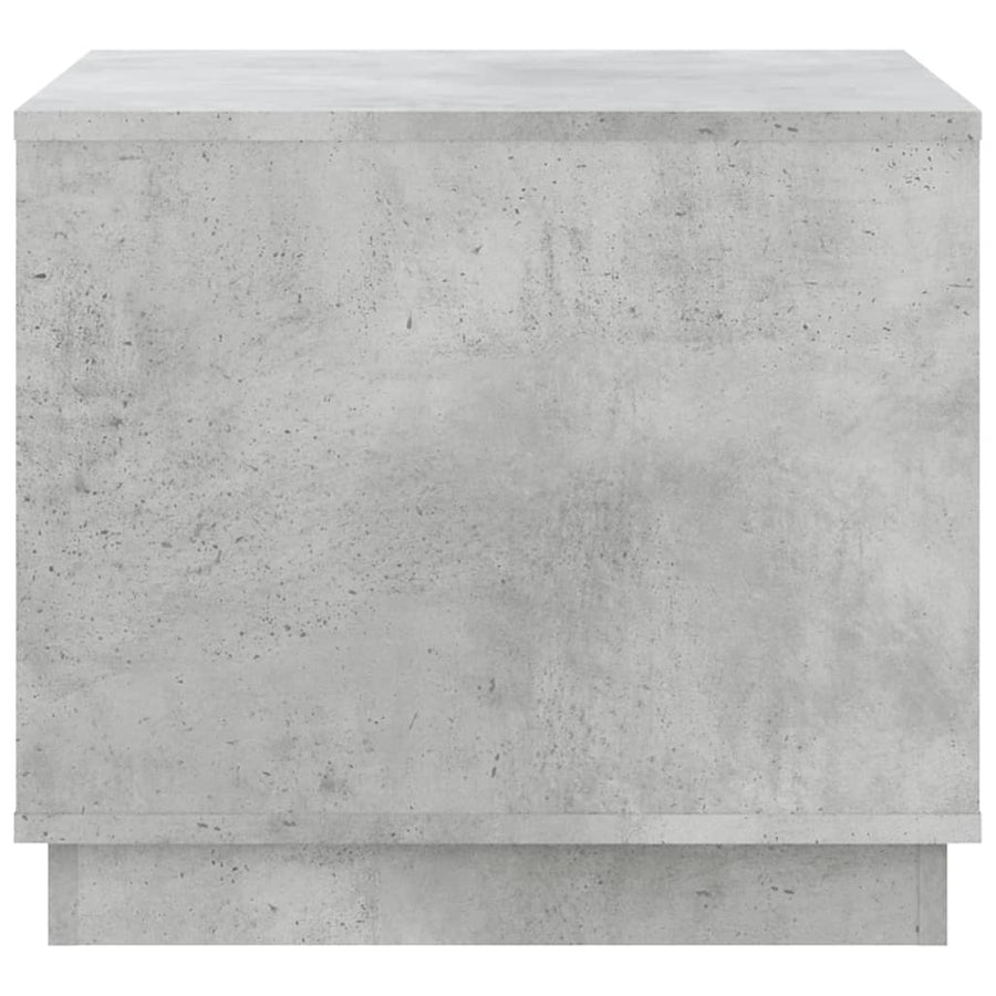 Salontafel 5X50X44 Cm Bewerkt Hout Betongrijs