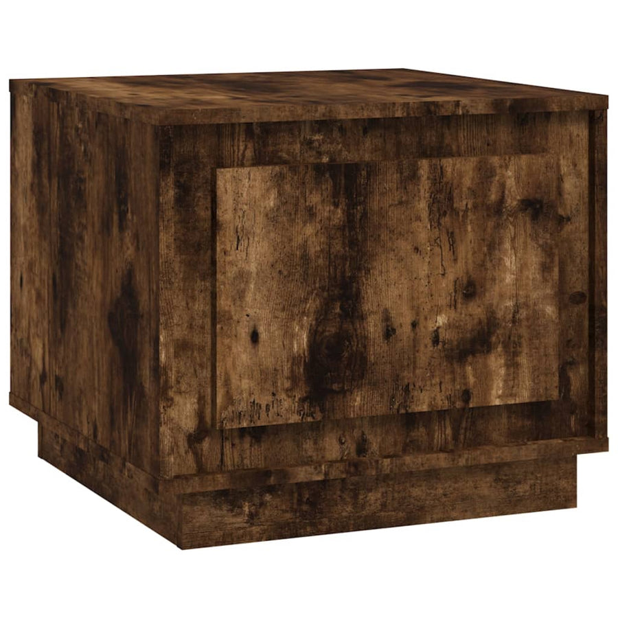 Salontafel 5X50X44 Cm Bewerkt Hout Kleurig Gerookt eiken