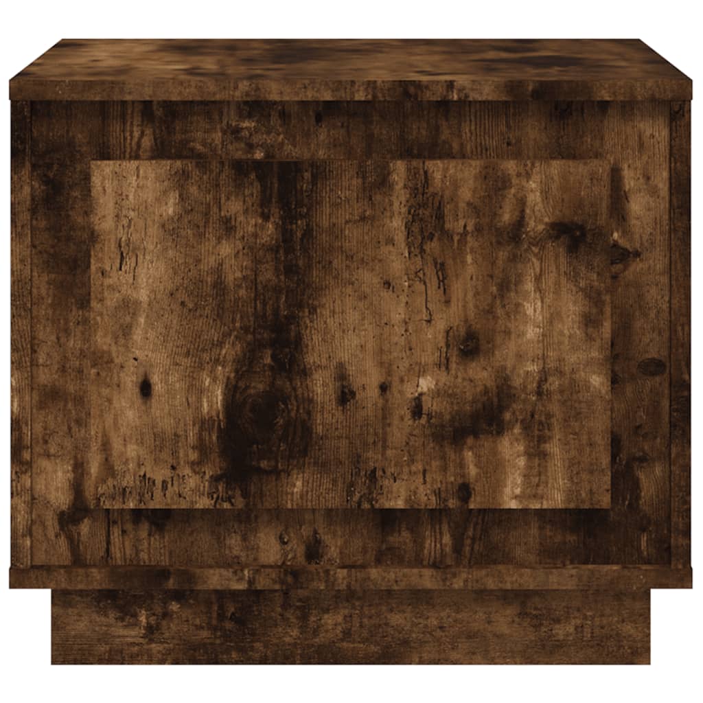 Salontafel 5X50X44 Cm Bewerkt Hout Kleurig Gerookt eiken