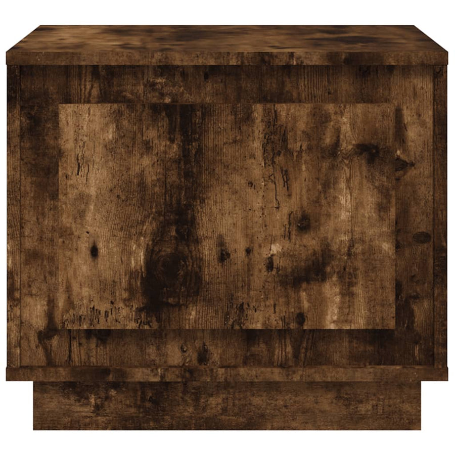 Salontafel 5X50X44 Cm Bewerkt Hout Kleurig Gerookt eiken