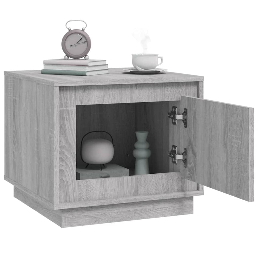 Salontafel 5X50X44 Cm Bewerkt Hout Eikenkleurig Grijs sonoma
