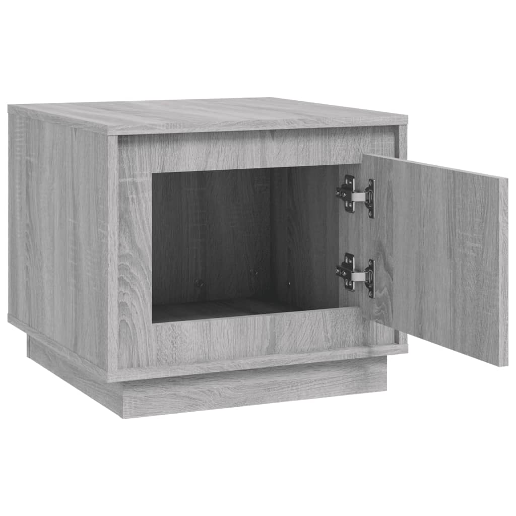 Salontafel 5X50X44 Cm Bewerkt Hout Eikenkleurig Grijs sonoma