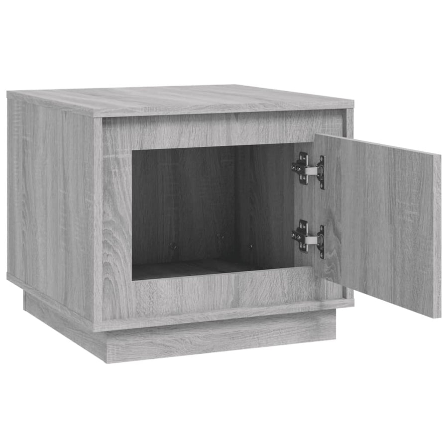 Salontafel 5X50X44 Cm Bewerkt Hout Eikenkleurig Grijs sonoma