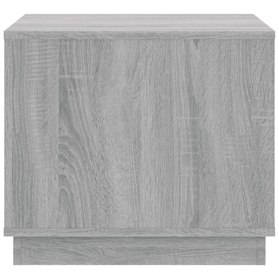 Salontafel 5X50X44 Cm Bewerkt Hout Eikenkleurig Grijs sonoma