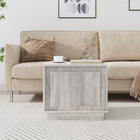 Coffee table 51x50x44 cm engineered wood grey Sonoma oak effect