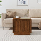 Coffee table 51x50x44 cm treated wood brown oak color