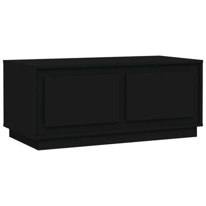 Salontafel 102X50X44 Cm Bewerkt Hout Zwart