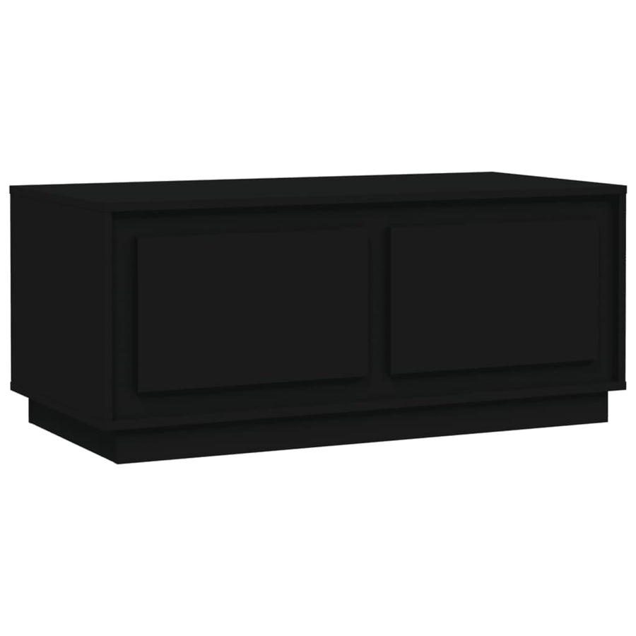 Salontafel 102X50X44 Cm Bewerkt Hout Zwart