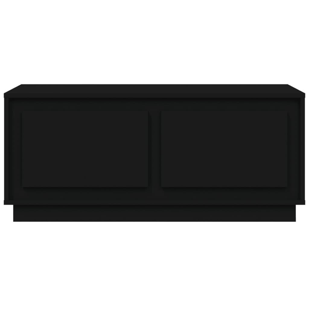 Salontafel 102X50X44 Cm Bewerkt Hout Zwart