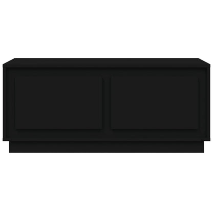 Salontafel 102X50X44 Cm Bewerkt Hout Zwart