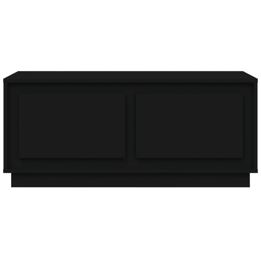 Salontafel 102X50X44 Cm Bewerkt Hout Zwart