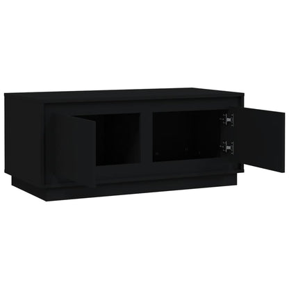 Salontafel 102X50X44 Cm Bewerkt Hout Zwart