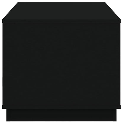 Salontafel 102X50X44 Cm Bewerkt Hout Zwart