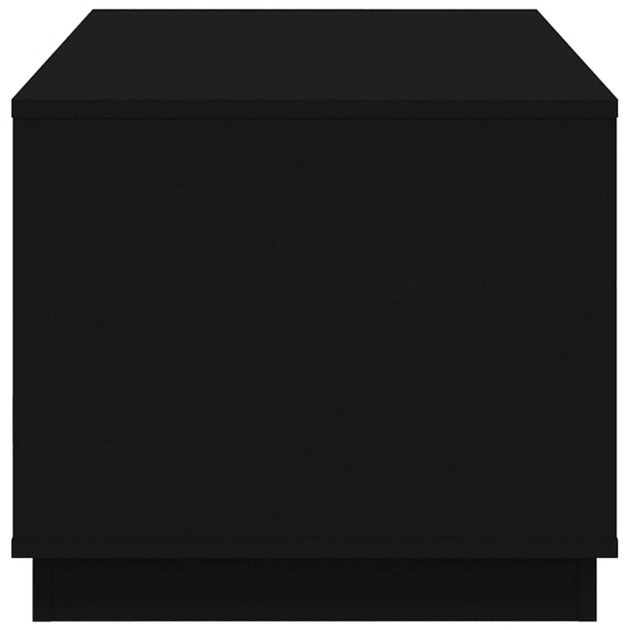 Salontafel 102X50X44 Cm Bewerkt Hout Zwart