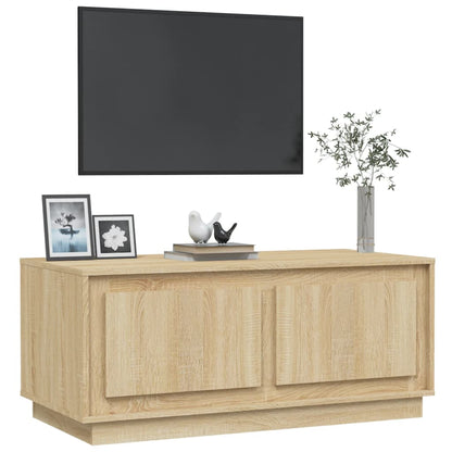 Salontafel 02X50X44 Cm Bewerkt Hout Kleurig Sonoma eiken