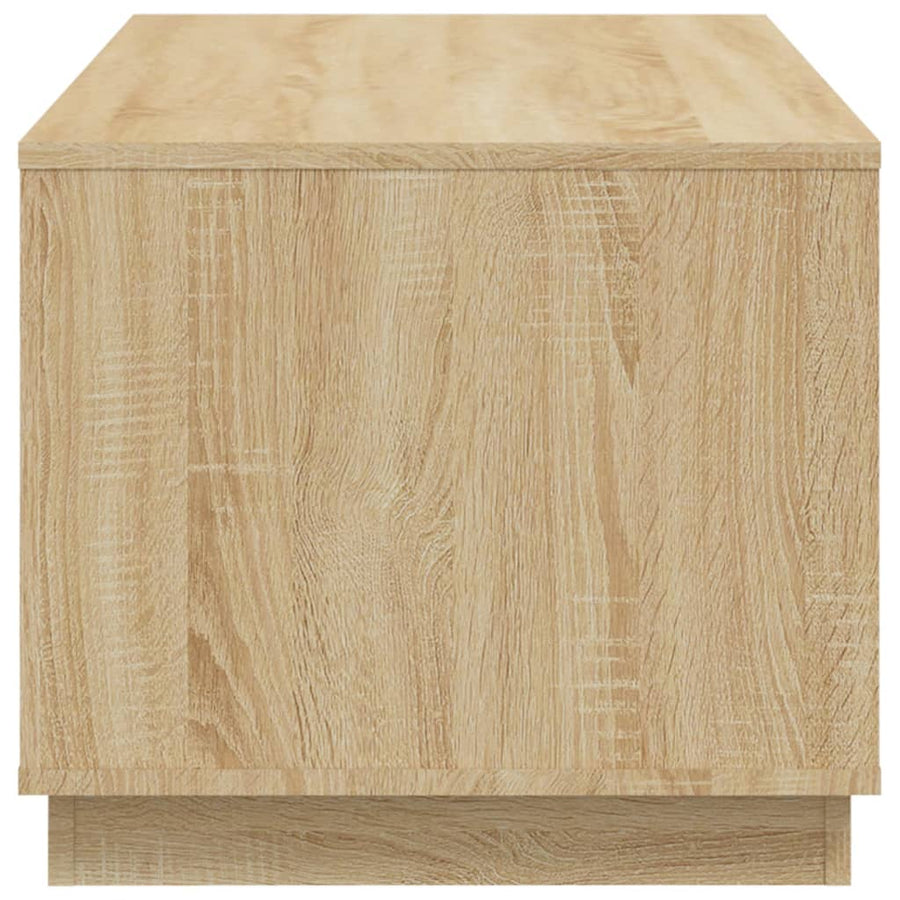 Salontafel 02X50X44 Cm Bewerkt Hout Kleurig Sonoma eiken
