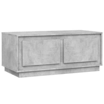 Salontafel 102X50X44 Cm Bewerkt Hout Betongrijs