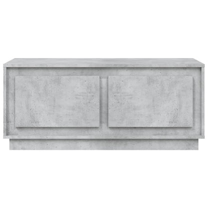 Salontafel 102X50X44 Cm Bewerkt Hout Betongrijs