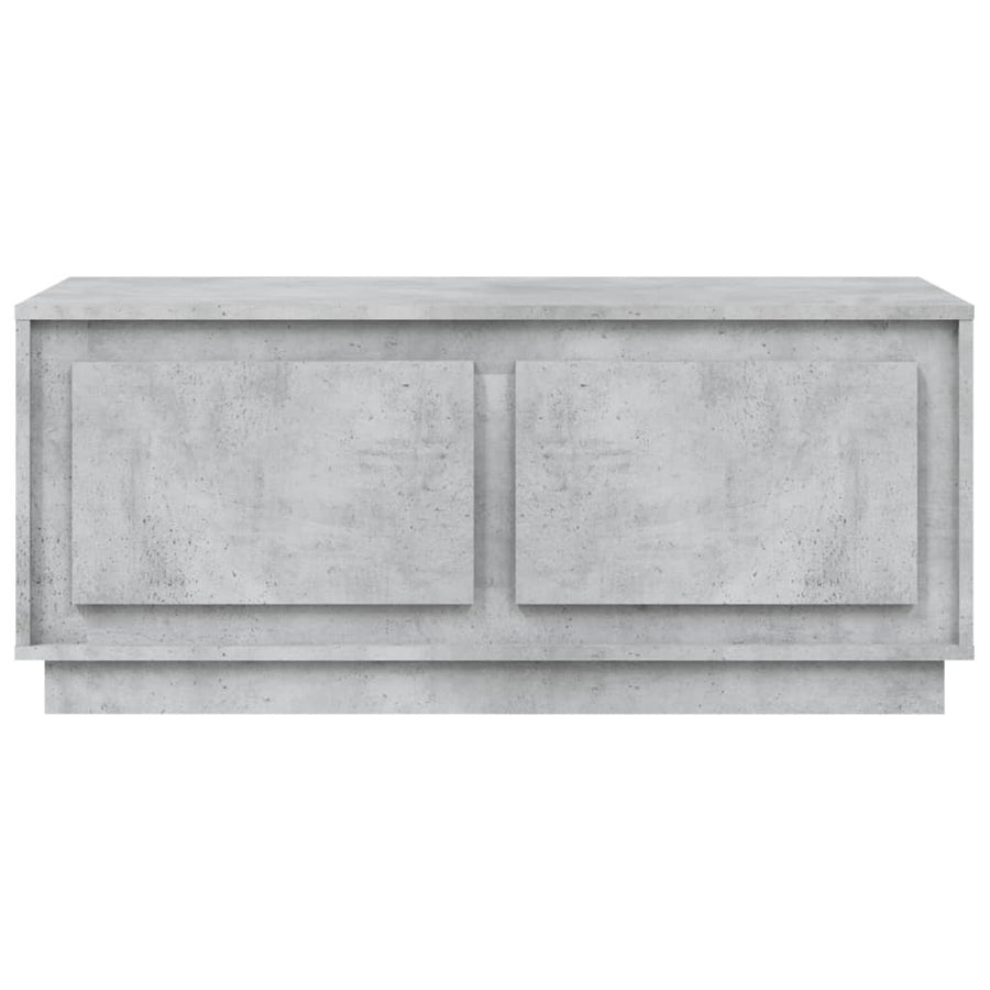 Salontafel 102X50X44 Cm Bewerkt Hout Betongrijs