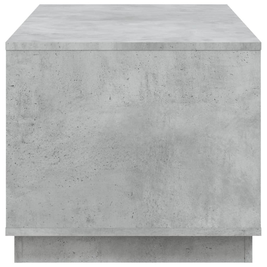 Salontafel 102X50X44 Cm Bewerkt Hout Betongrijs