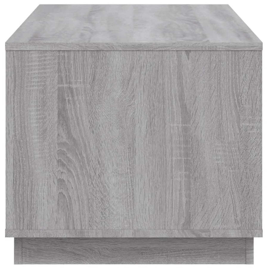 Salontafel 102X50X44 Cm Bewerkt Hout Grijs Sonoma Eikenkleurig