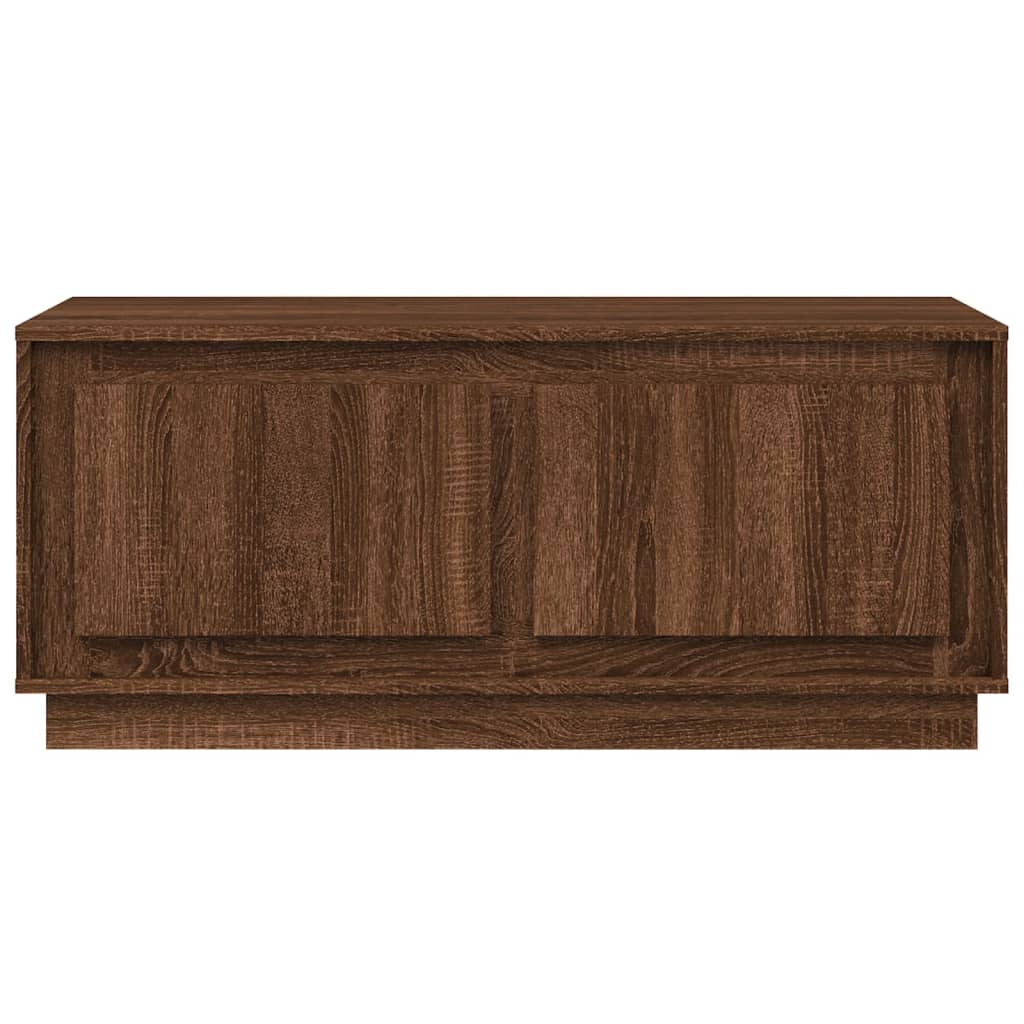 Salontafel 02X50X44 Cm Bewerkt Hout bruin eikenkleur