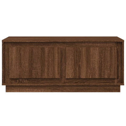 Salontafel 02X50X44 Cm Bewerkt Hout bruin eikenkleur