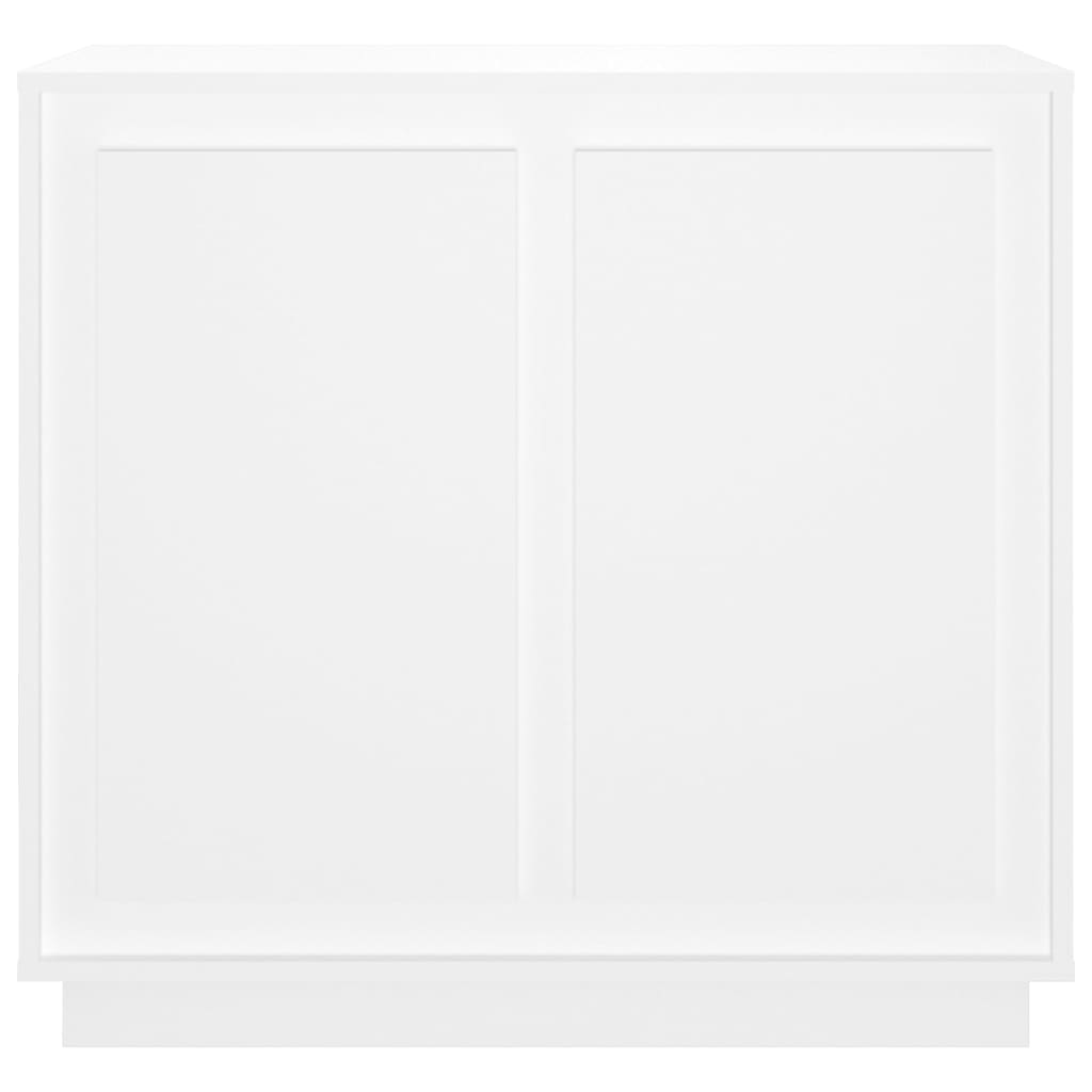 Dressoir 80X34X75 Cm Bewerkt Hout Wit
