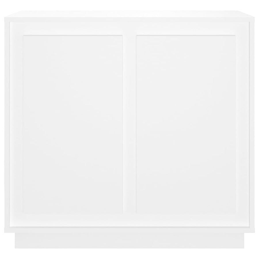 Dressoir 80X34X75 Cm Bewerkt Hout Wit
