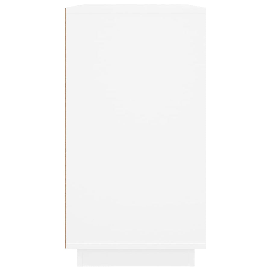 Dressoir 80X34X75 Cm Bewerkt Hout Wit