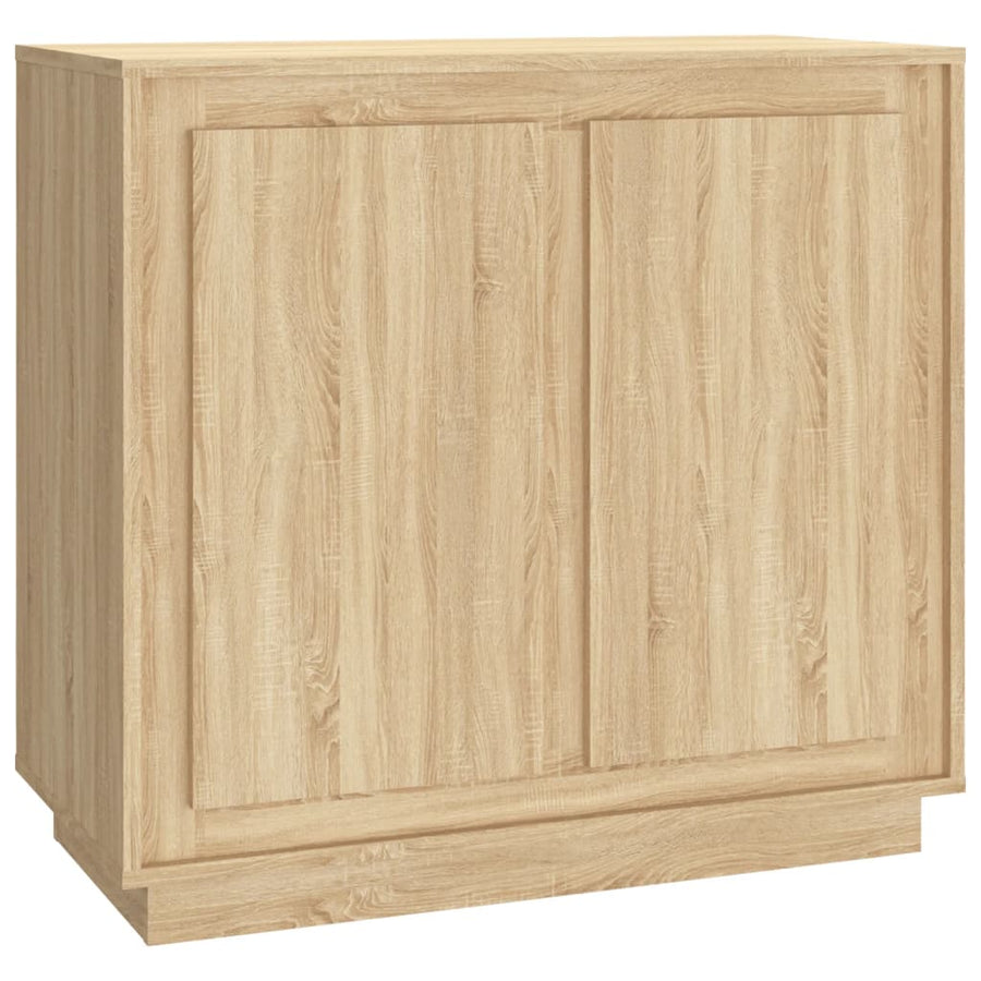Dressoir 80X34X75 Cm Bewerkt Hout Sonoma Eikenkleurig