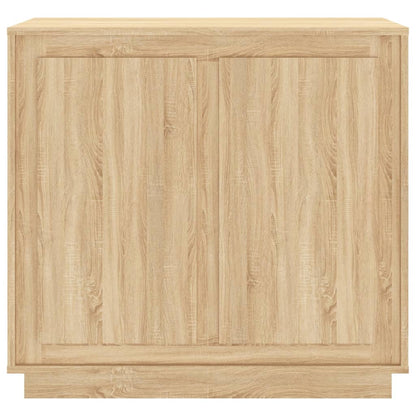 Dressoir 80X34X75 Cm Bewerkt Hout Sonoma Eikenkleurig