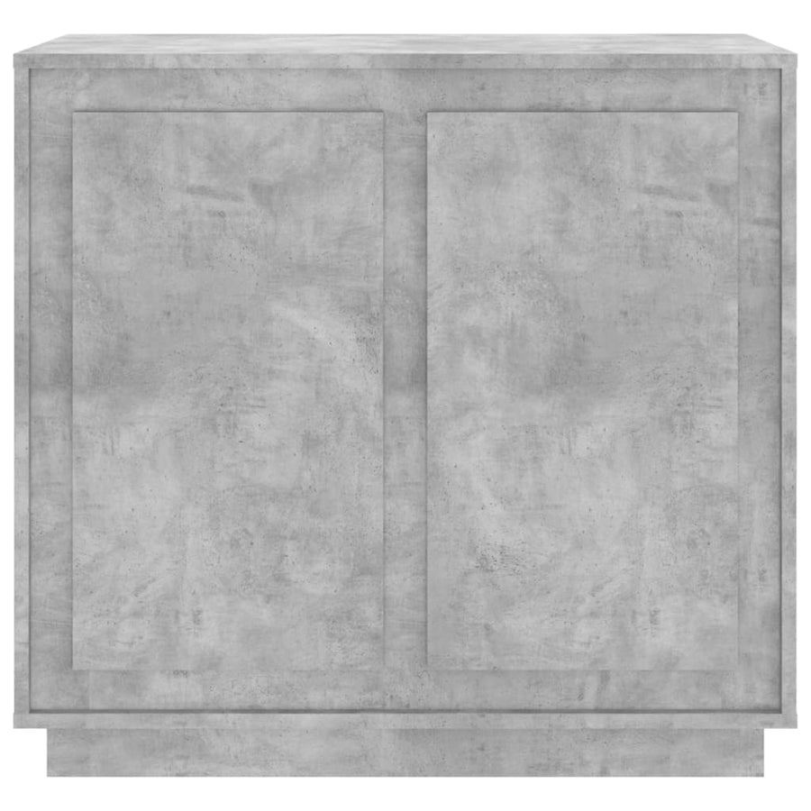 Dressoir 80X34X75 Cm Bewerkt Hout Betongrijs