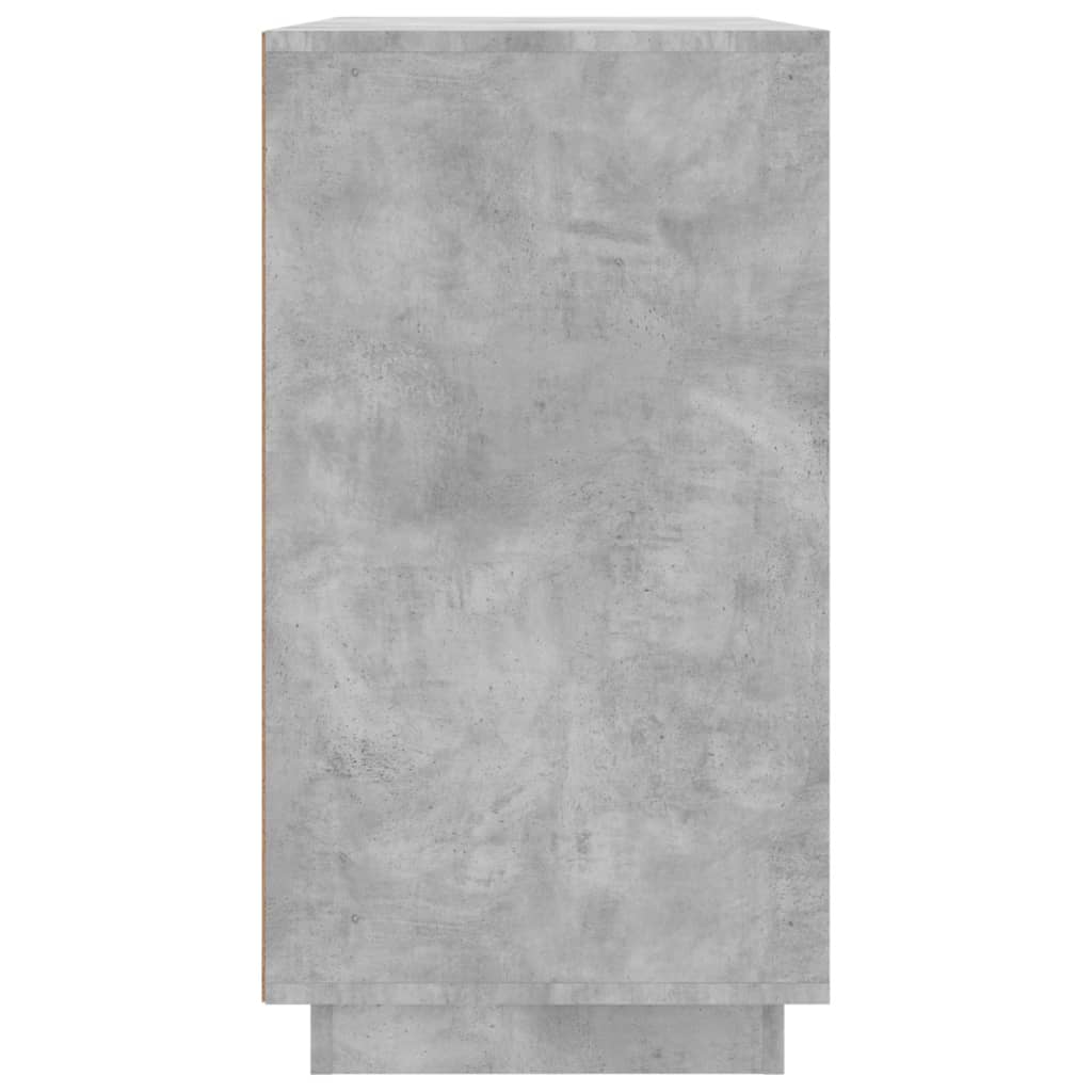 Dressoir 80X34X75 Cm Bewerkt Hout Betongrijs