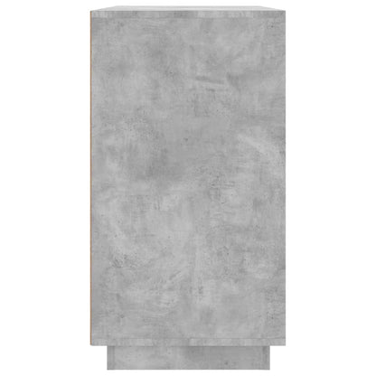 Dressoir 80X34X75 Cm Bewerkt Hout Betongrijs