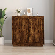 Dressoir 80x34x75 cm bewerkt hout gerookt eiken