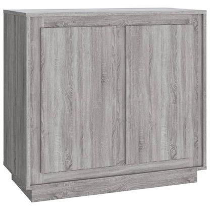 Dressoir 80X34X75 Cm Bewerkt Hout Grijs Sonoma Eikenkleurig