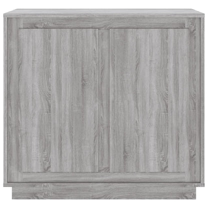 Dressoir 80X34X75 Cm Bewerkt Hout Grijs Sonoma Eikenkleurig