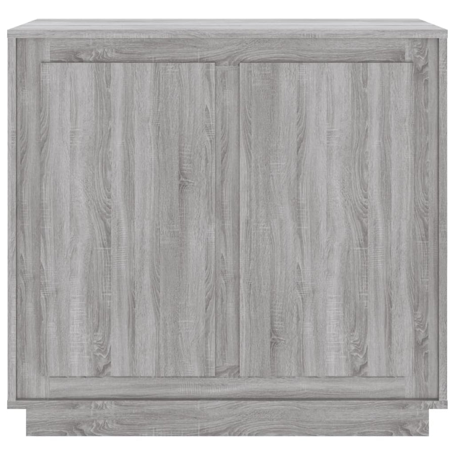 Dressoir 80X34X75 Cm Bewerkt Hout Grijs Sonoma Eikenkleurig