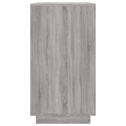 Dressoir 80X34X75 Cm Bewerkt Hout Grijs Sonoma Eikenkleurig